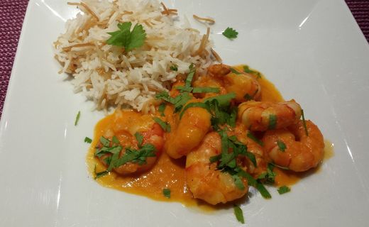 Recette De Curry De Crevettes Façon Thaï - I-Cook'in